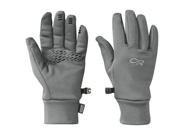 OR PL 400 Sensor Gloves W Mørk grå L Meget varme fleecehansker